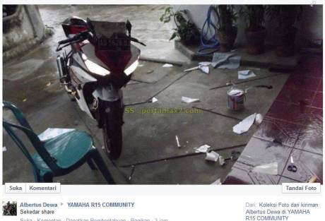 modifikasi R15 ala R15 dengan skotlet