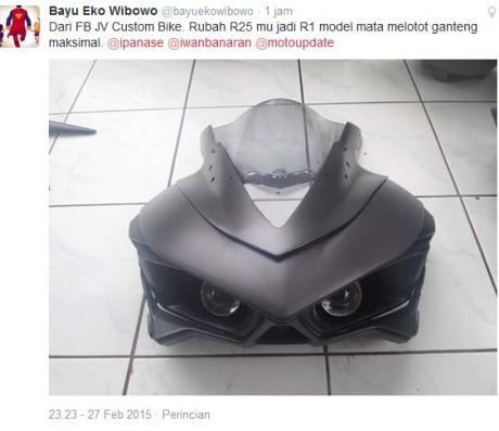 yamaha R25 hid projector ala yamaha R1