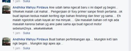 Cat Honda CBR150R lokal mengelupas setelah di repaint 003pertamax7.com