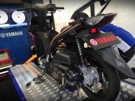 Hari terakhir Mio M3 Challenge Uji mesin nyala nonstop 30 hari di Universitas Kristen Satya Wacana Salatiga