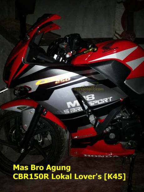 honda CBR150R naik cc jadi 250 modal stiker pertamax7 1