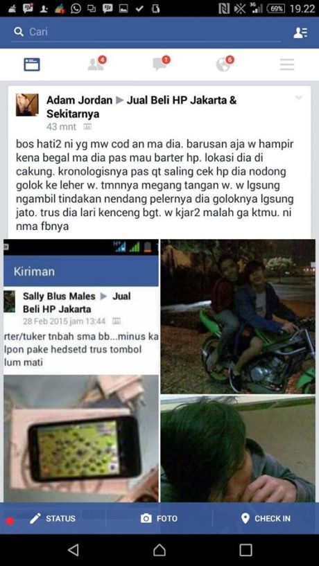 jualan online mau COD an malah di begal