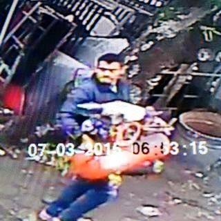 maling kompresor udara tertangkap cctv di jogja