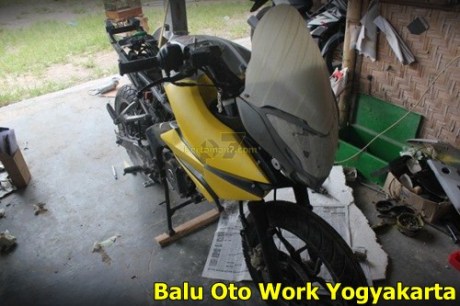 Modifikasi Kawasaki Bajaj Pulsar 200NS Jadi Bajaj Pulsar 200 AS ala balu Oto Work 001 Pertamax7.com