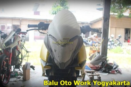 Modifikasi Kawasaki Bajaj Pulsar 200NS Jadi Bajaj Pulsar 200 AS ala balu Oto Work 006 Pertamax7.com