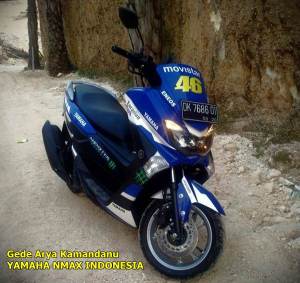 modifikasi yamaha nmax 155 livery valentino rossi&nbsp;46
