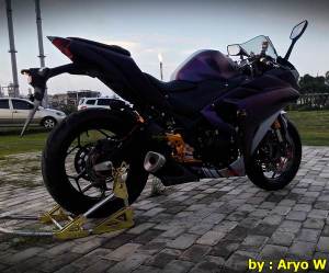 Modifikasi Yamaha r25 Bunglon ala Aryo W000&nbsp;Pertamax7.com