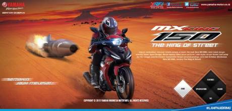 pamflet yamaha jupiter mx king 150 lebih kencang dari roket. JPG