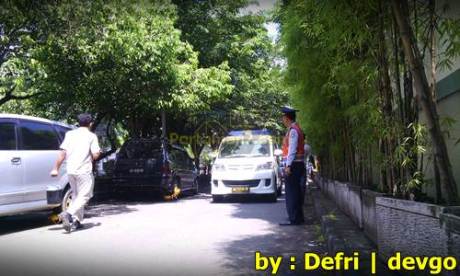 Parkir Sembarangan Roda di gembok Petugas di Solo 001 Pertamax7.com