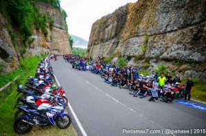 Touring Gabungan Yamaha R15 Sejatim dihadiri 200 Motor ke pantai soge Pacitan Pertamax7.com-25