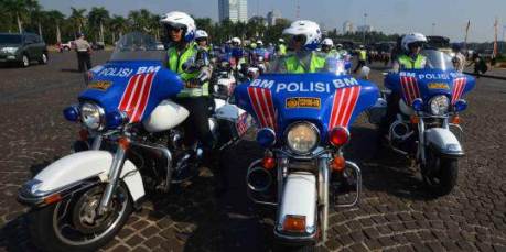 Voorrijder harley indonesia