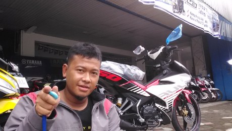 Pertamax7.com bertemu yamaha Jupiter MX king 150 di Wonogiri