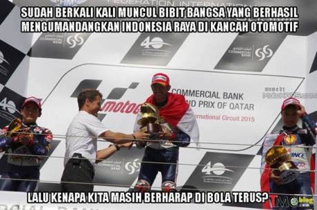 andi gilang kibarkan sang merah putih di Shell Advance Asia Talent Cup  Qatar 2015