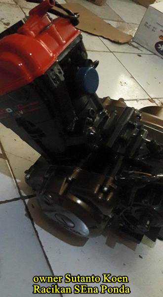 Honda CB150R silinder kop merah modif 172 cc sena ponda 01  Pertamax7.com