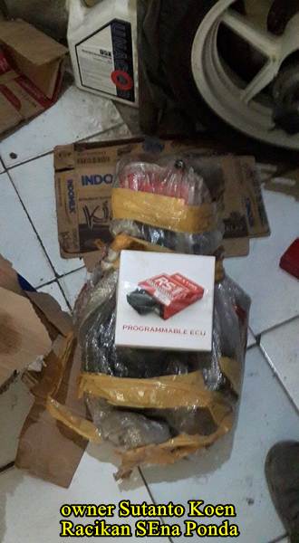 Honda CB150R silinder kop merah modif 172 cc sena ponda 07  Pertamax7.com