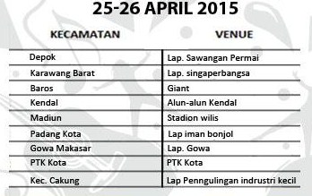 jadwal yamaha motorshow 25 april 2015 serentak 9 kota