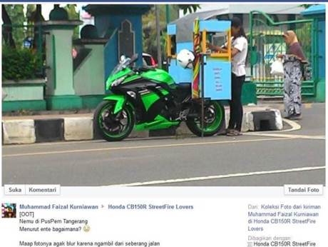 kawasaki ninja 250 FI buat jualan cilok di tangerang