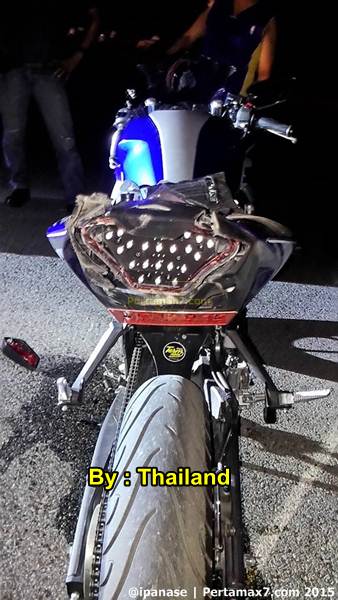 Kecelakaan yamaha R3 di Thailand 02  Pertamax7.com