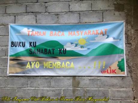 Solo Inazuma Club Berikan Bantuan Di Rumah Baca Uplik Sumowono, Semarang 02 Pertamax7.com