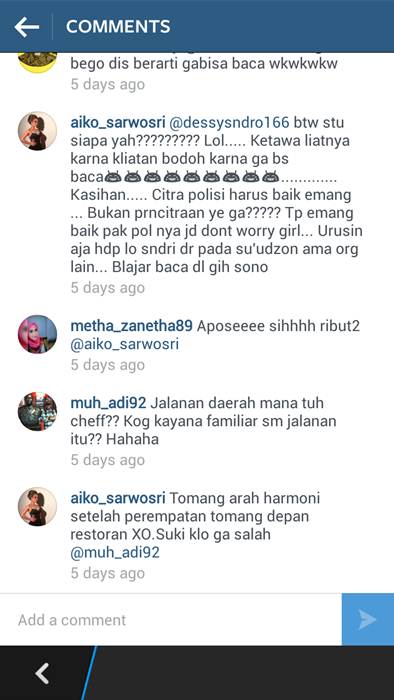 artis Chef Aiko kena tilang polisi 02