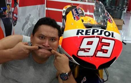 aski sena ponda bersama honda Rc213V