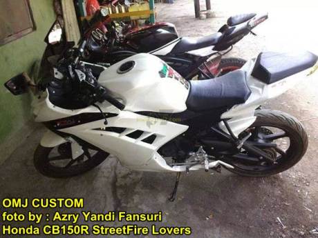 Modifikasi Honda CB150R fairing ala Ninja 250 FI 00 pertamax7.com