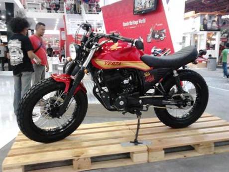 modifikasi honda verza ala scrambler prj honda 2015