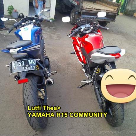 Modifikasi Yamaha R15 naked lampu kawasaki Z250 replika 00 pertamax7.com