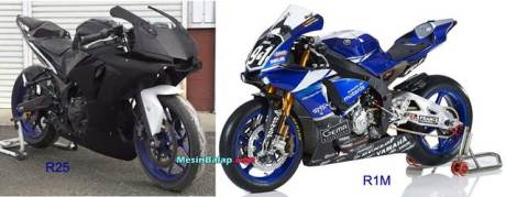 Modifkasi Yamaha R25 jadi ala Yamaha R1M 01 pertamax7.com