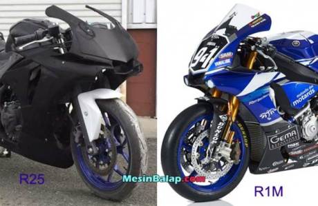 Modifkasi Yamaha R25 jadi ala Yamaha R1M 03 pertamax7.com