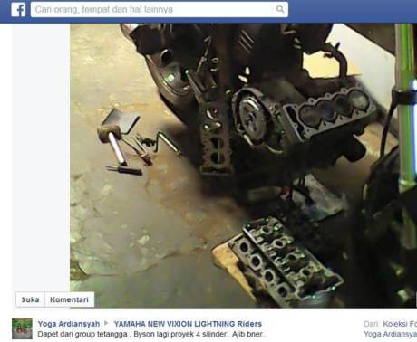 proyek yamaha byson 4 cylinder