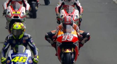 Santainya marc marquez jelang Kualifikasi motogp le Mans 2015