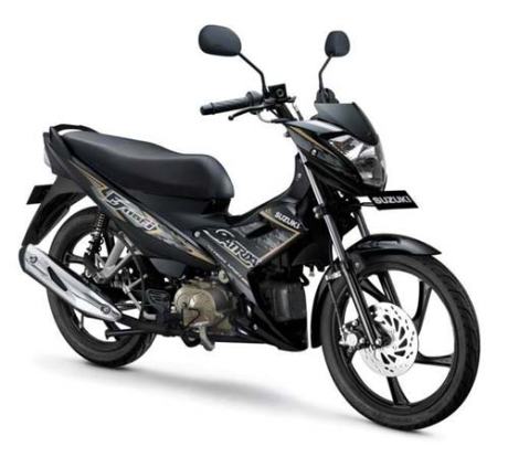 Suzuki Satria-F115-Young-Star hitam emas