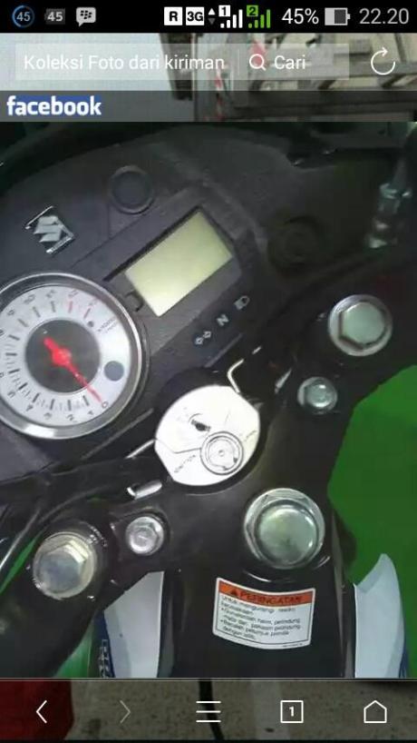 suzuki satria F150 terbaru euro3 karbu dengan kunci magnet