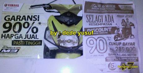 yamaha mio m3 harga jual 90 % lebih tinggi