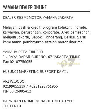 CP cuci gudang yamaha byson dan scorpio rakitan 2013 diskon Rp.6 juta