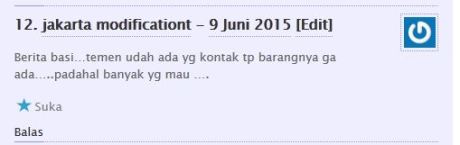 komentator pertamax7.com kecewa tidak dapat barang diskon cuci gudang yamaha byson dan scorpio Rp.6 juta 02Pertamax7.com