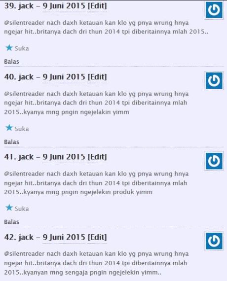 komentator pertamax7.com kecewa tidak dapat barang diskon cuci gudang yamaha byson dan scorpio Rp.6 juta 10Pertamax7.com