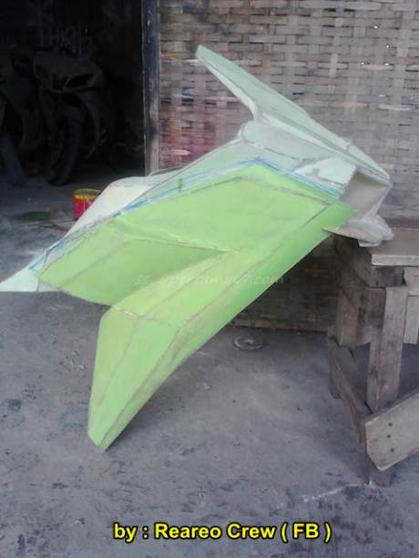 Modifikasi Yamaha new Vixion ala Kawasaki Ninja H2 06 pertamax7.com