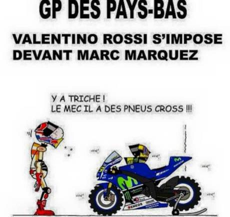 Motogp Assen 2015 Marquez belajar Motocross dari Rossi