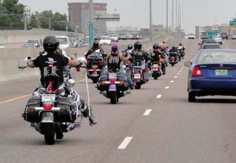Motorcycles On Highway