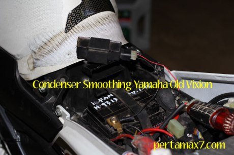 Pasang kapasitor Yamaha Old Vixion di yamaha New Vixion 07 Pertamax7.com