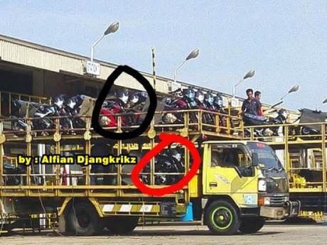 penampakan suzuki satria F headlamp baru lancip