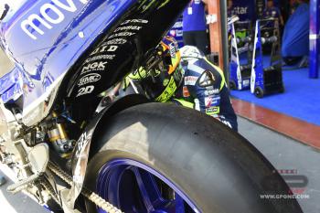 rossi yamaha M1 michelin test mugello 2015