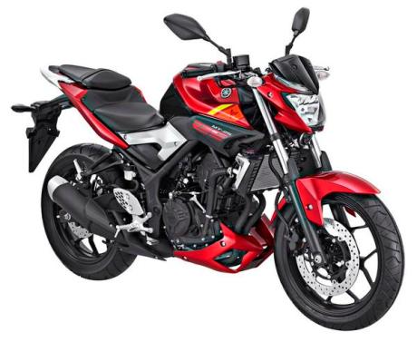 yamaha MT-25 red range pertamax7.com