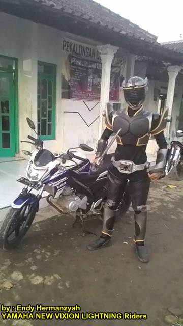 Ada Kamen Rider Onyx Naik Yamaha New Vixion Lightning Asal Pekalongan  Unik 00 pertamax7.com