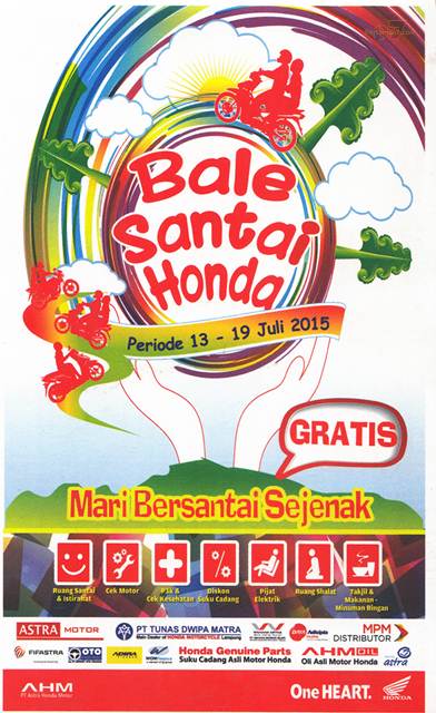 Bale Santai Honda 13-19 Juli 2015 pertamax7.com