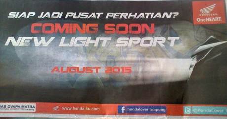iklan honda sonic 150R di koran lampung