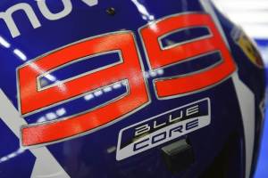 Logo Blue core nongol di Motor Rossi dan Lorenzo Motogp Jerman 2015 03&nbsp;pertamax7.com