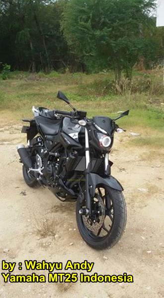 Modifikasi Yamaha MT-25 Hitam dengan HID Projector ini nampak Garang Habis Rp.13 juta 02 pertamax7.com